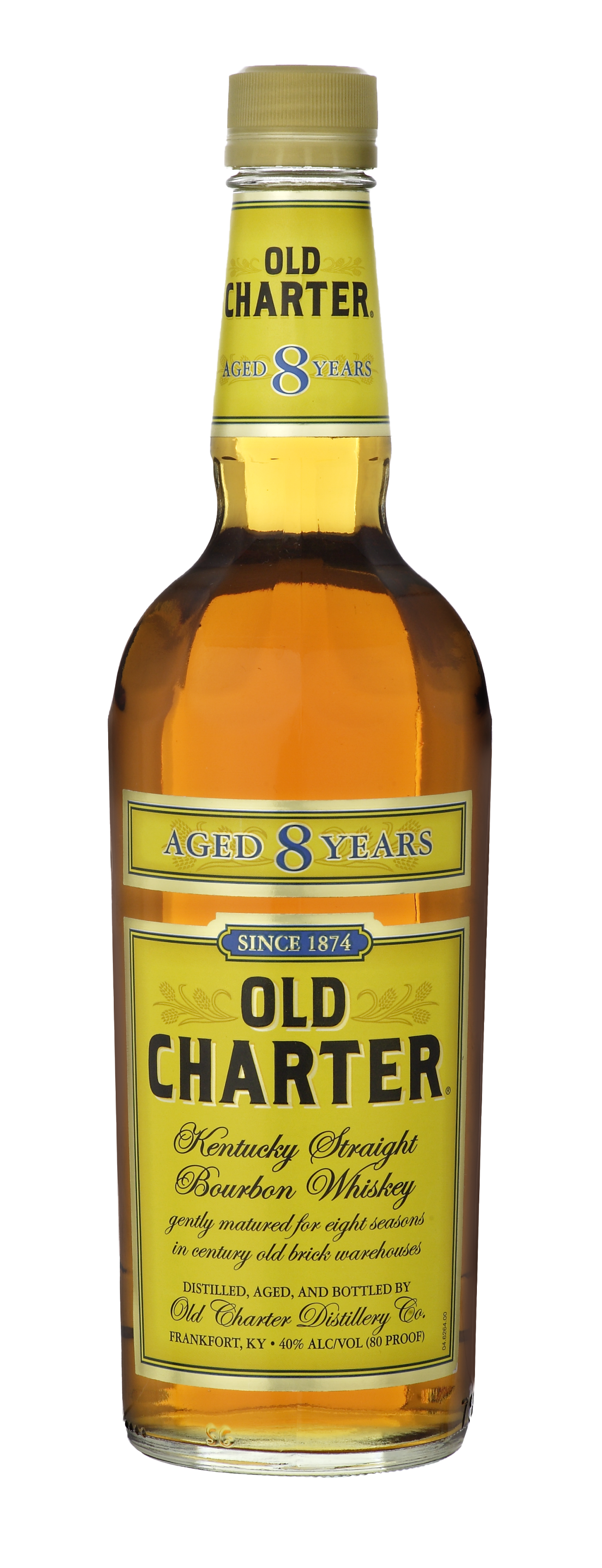 Old Charter 8 Year Bourbon bottle