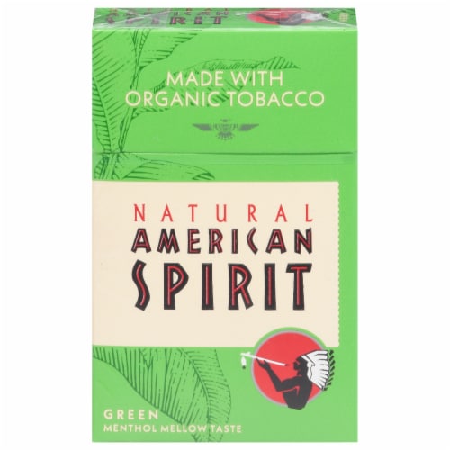 American Spirit green cigarette pack